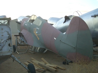 P-40 1:1 Scale Model Camoflauge Movie Prop