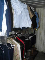 Uniforms in Storage