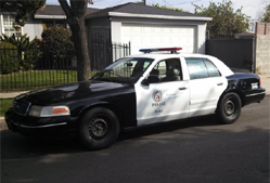 Complete Police Vehicle with Decals and Light Bar